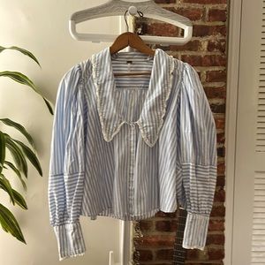 Free people button down.  Never worn